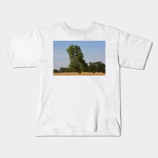 Kansas Country  Tree in a Pasture Kids T-Shirt